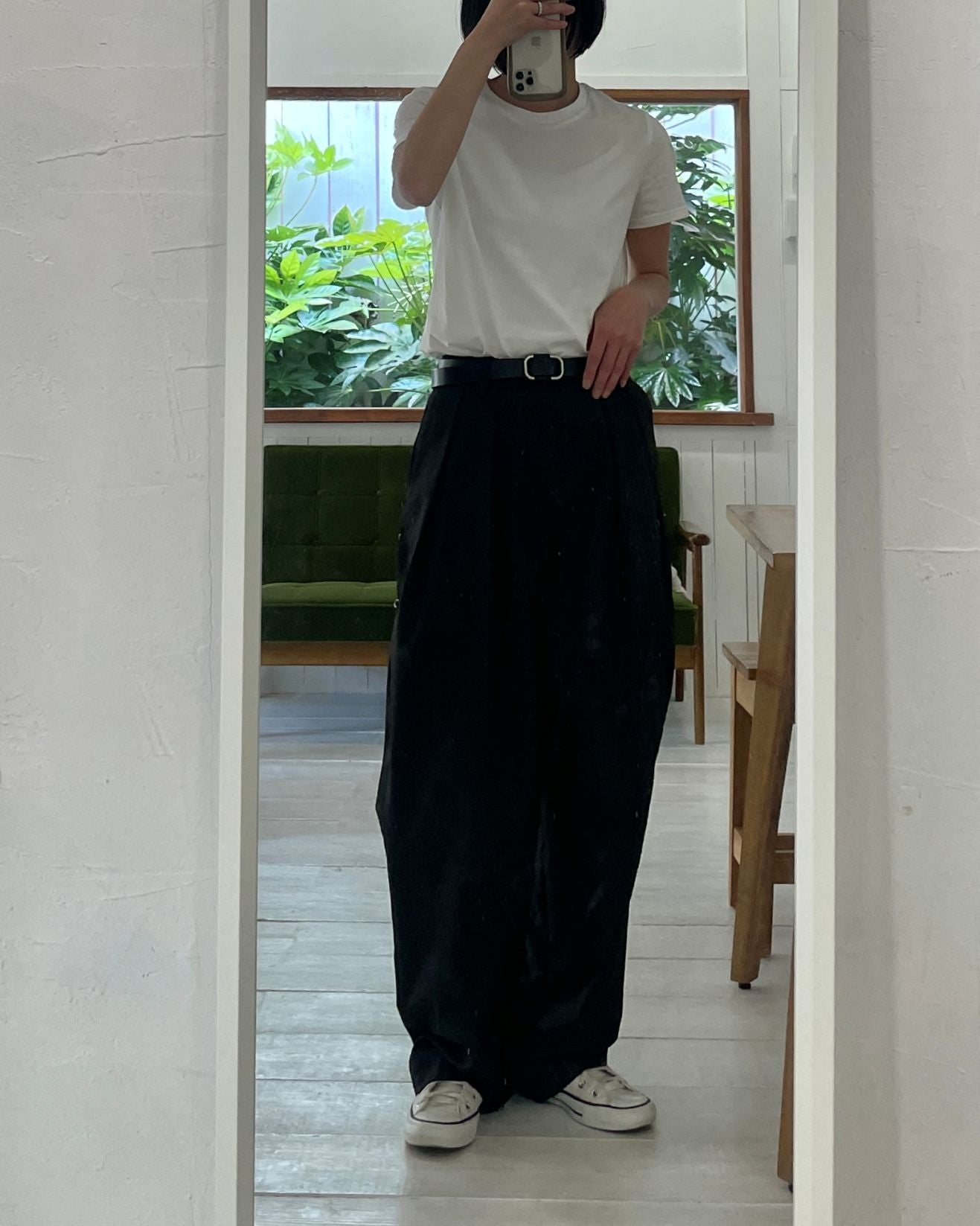 【lindo(リンド)】2タックチノパンツ
