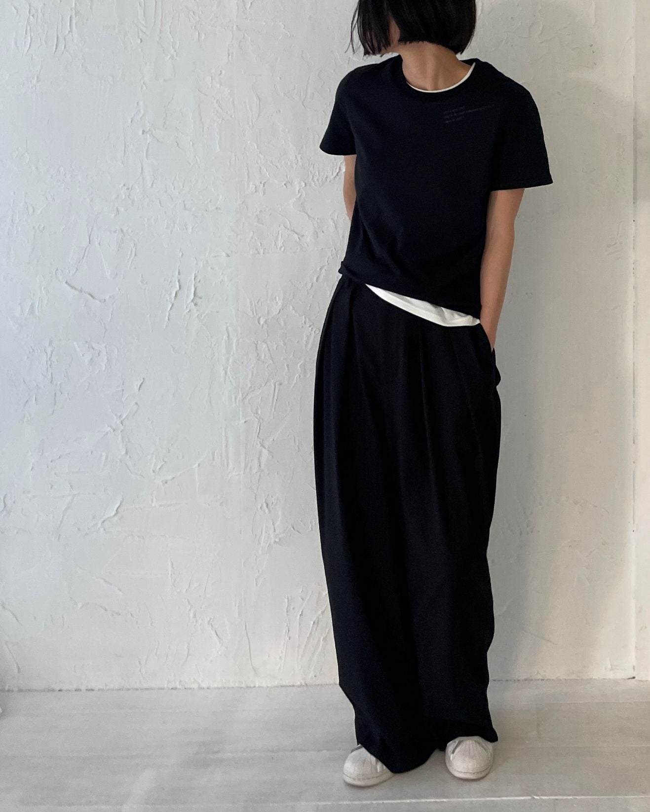 【lindo(リンド)】2タックワイドスラックス