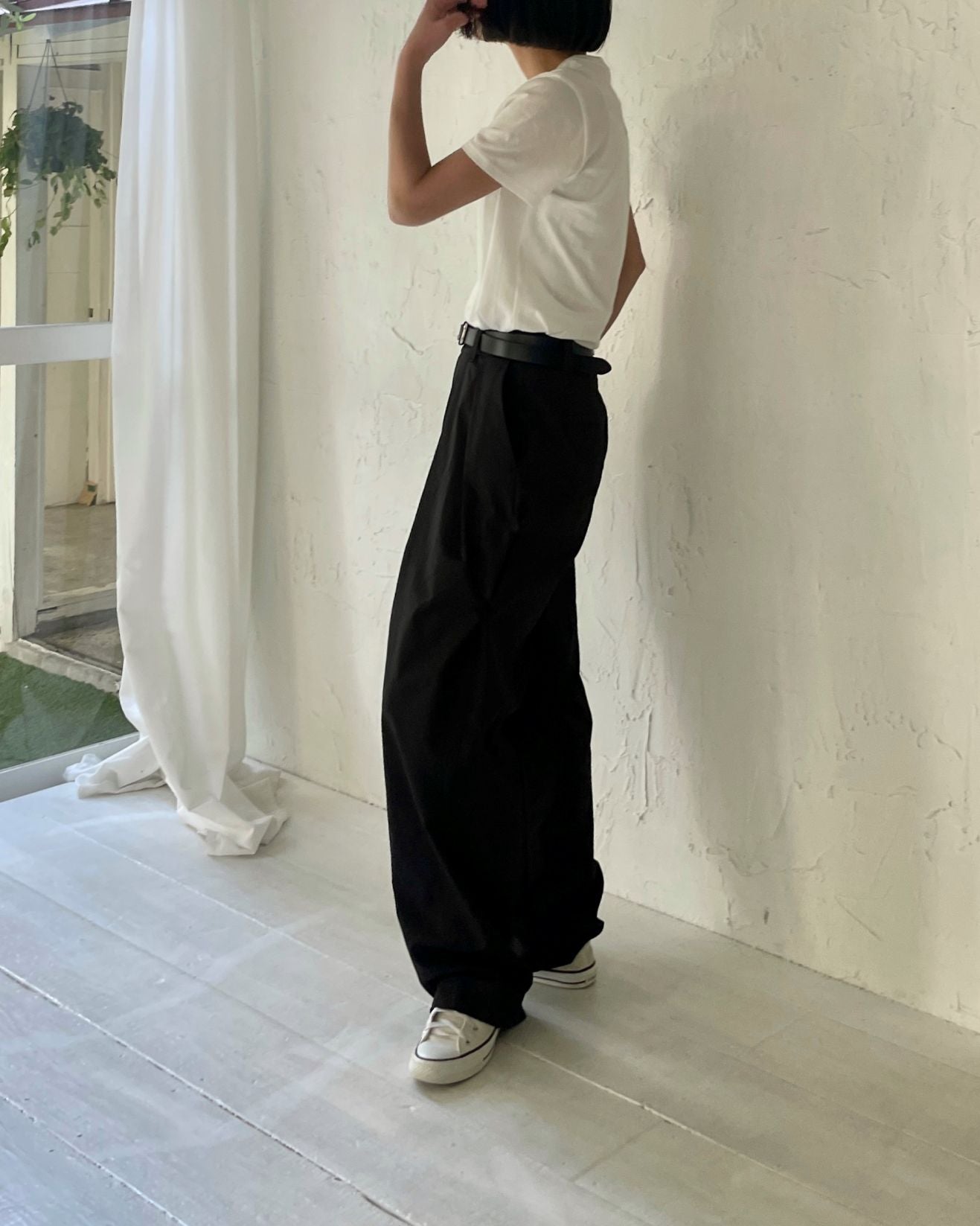 【lindo(リンド)】2タックチノパンツ