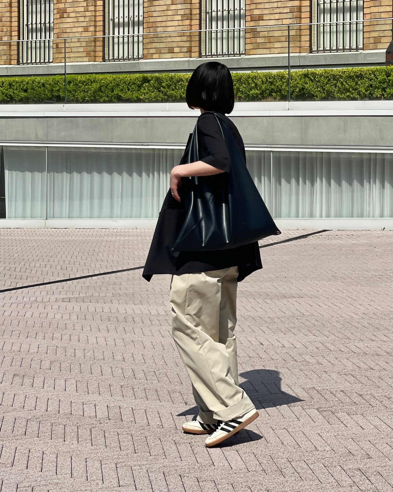 【lindo(リンド)】2タックチノパンツ