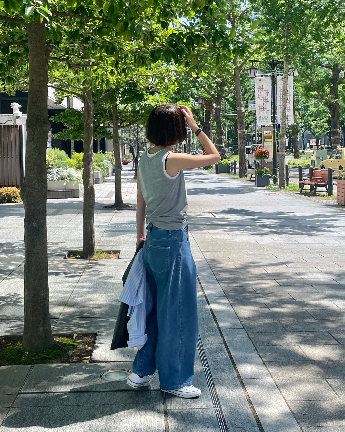 レイヤードタンクトップ