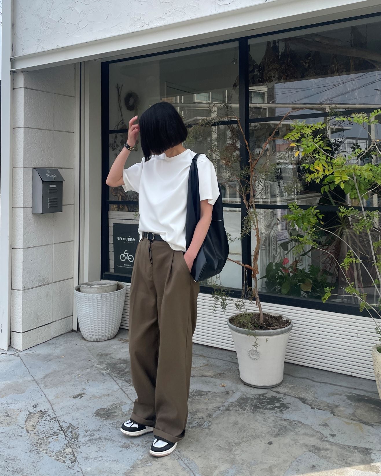 【perola(ぺロア)】無地Tシャツ