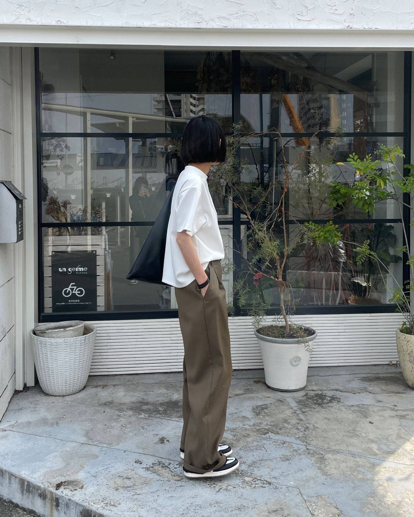 【perola(ぺロア)】無地Tシャツ