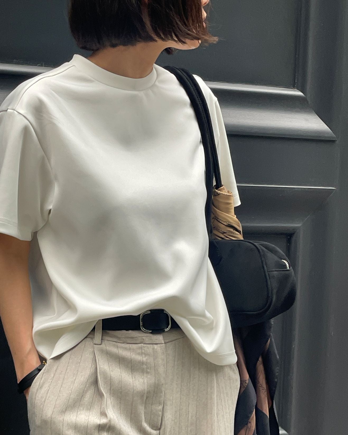【perola(ぺロア)】無地Tシャツ