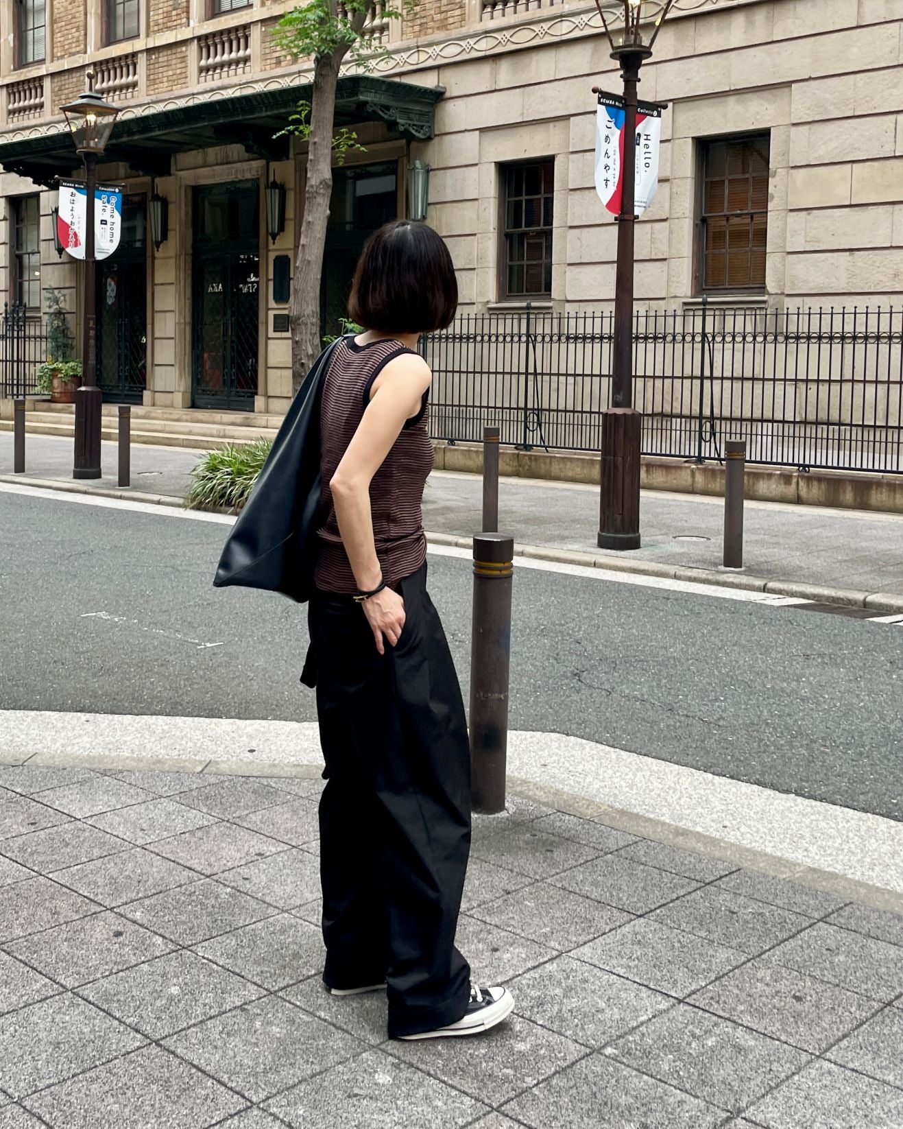 【lindo(リンド)】2タックチノパンツ