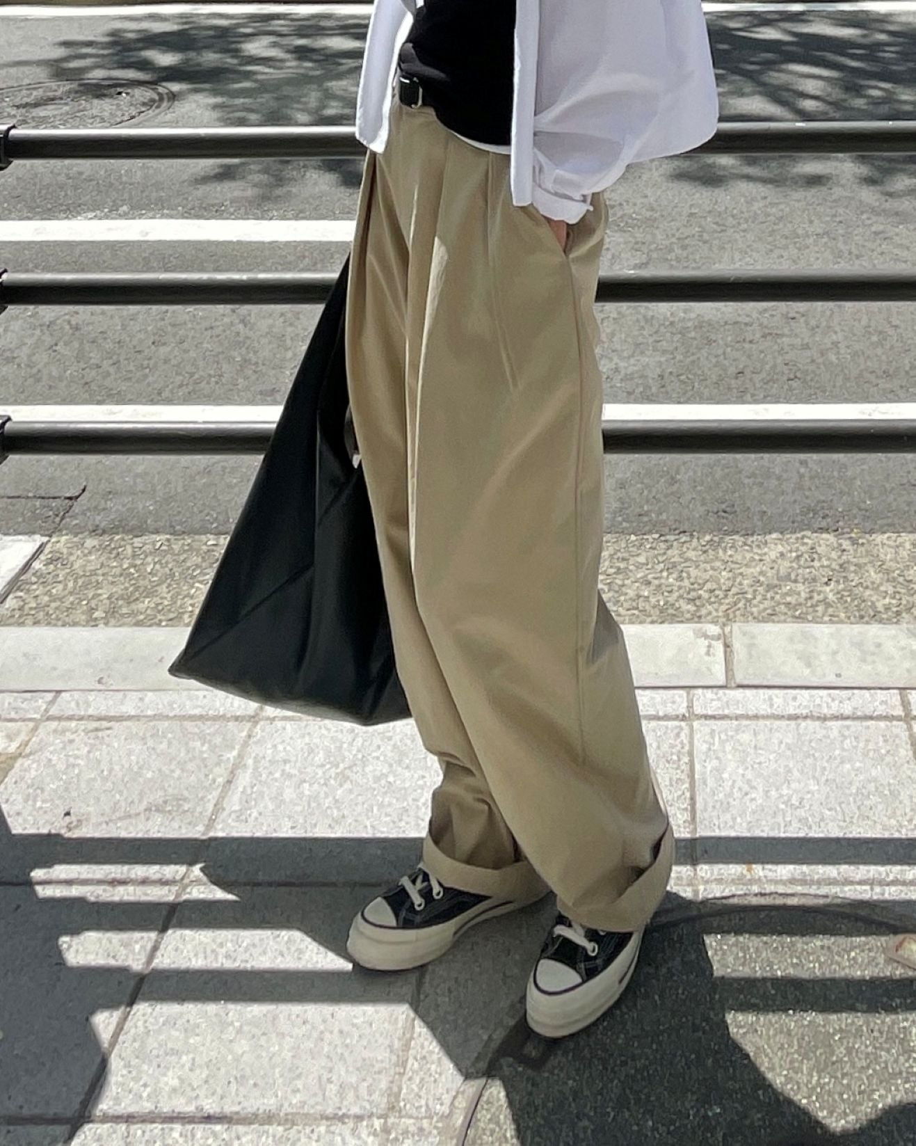 【lindo(リンド)】2タックチノパンツ