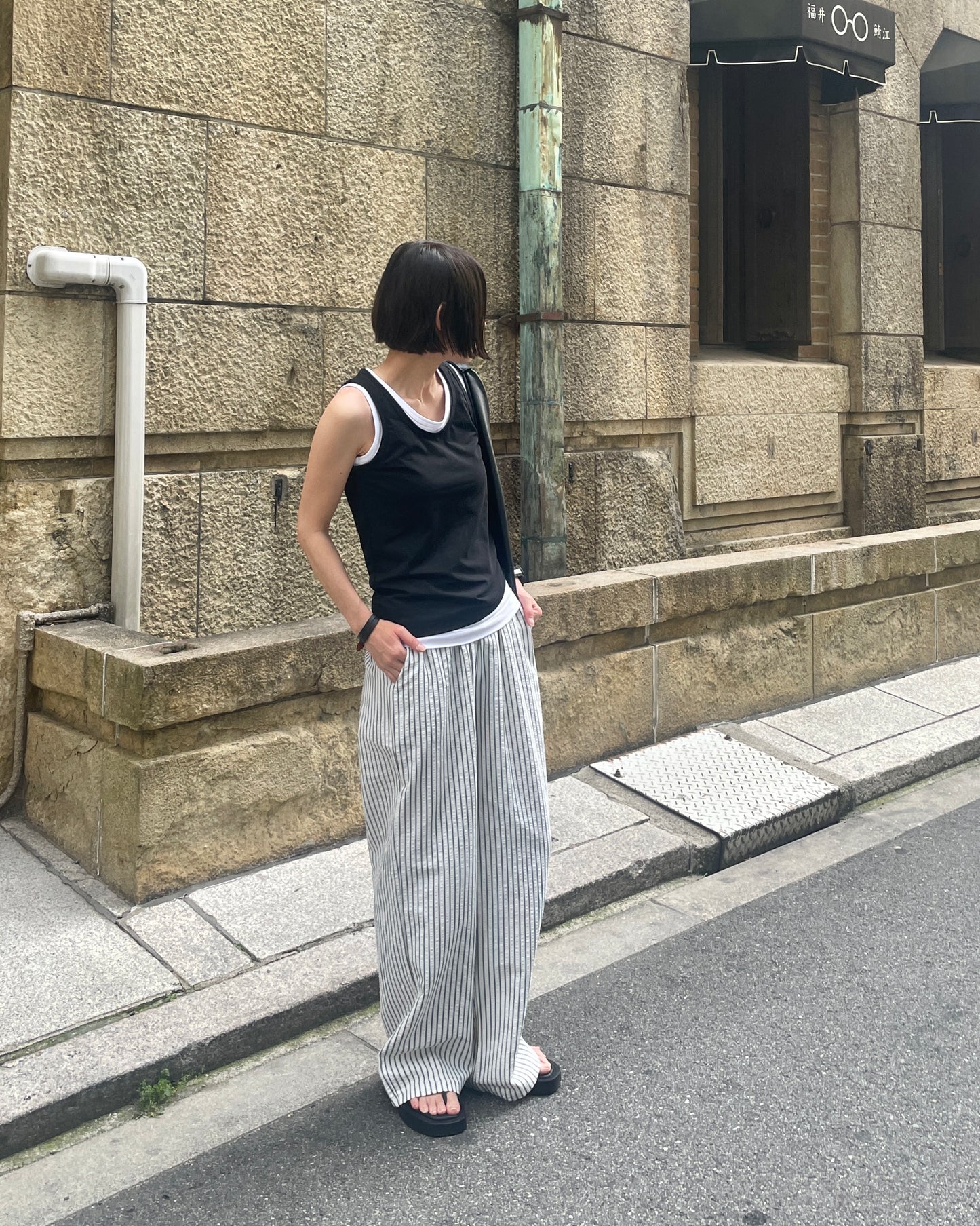 レイヤードタンクトップ