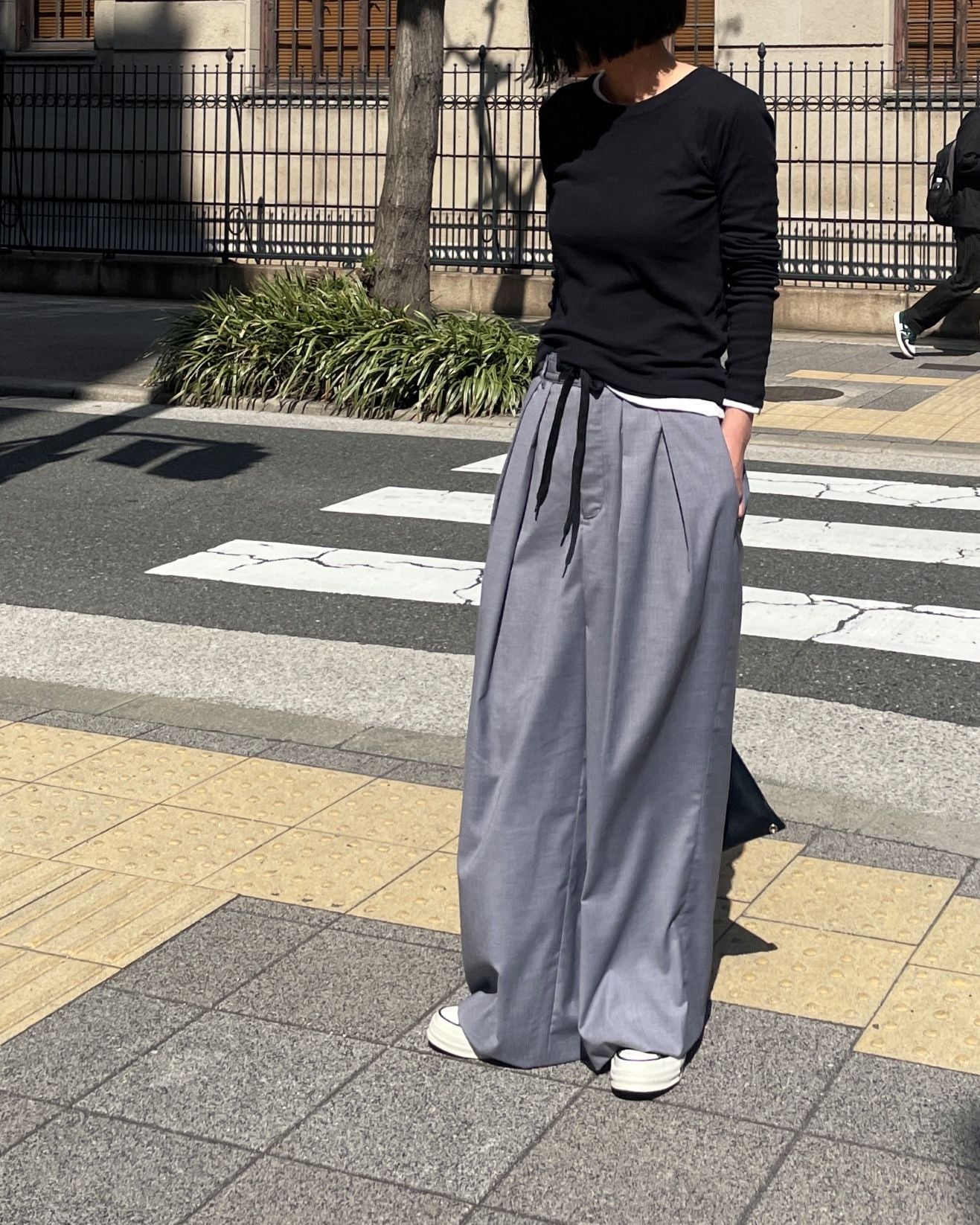【lindo(リンド)】2タックワイドスラックス