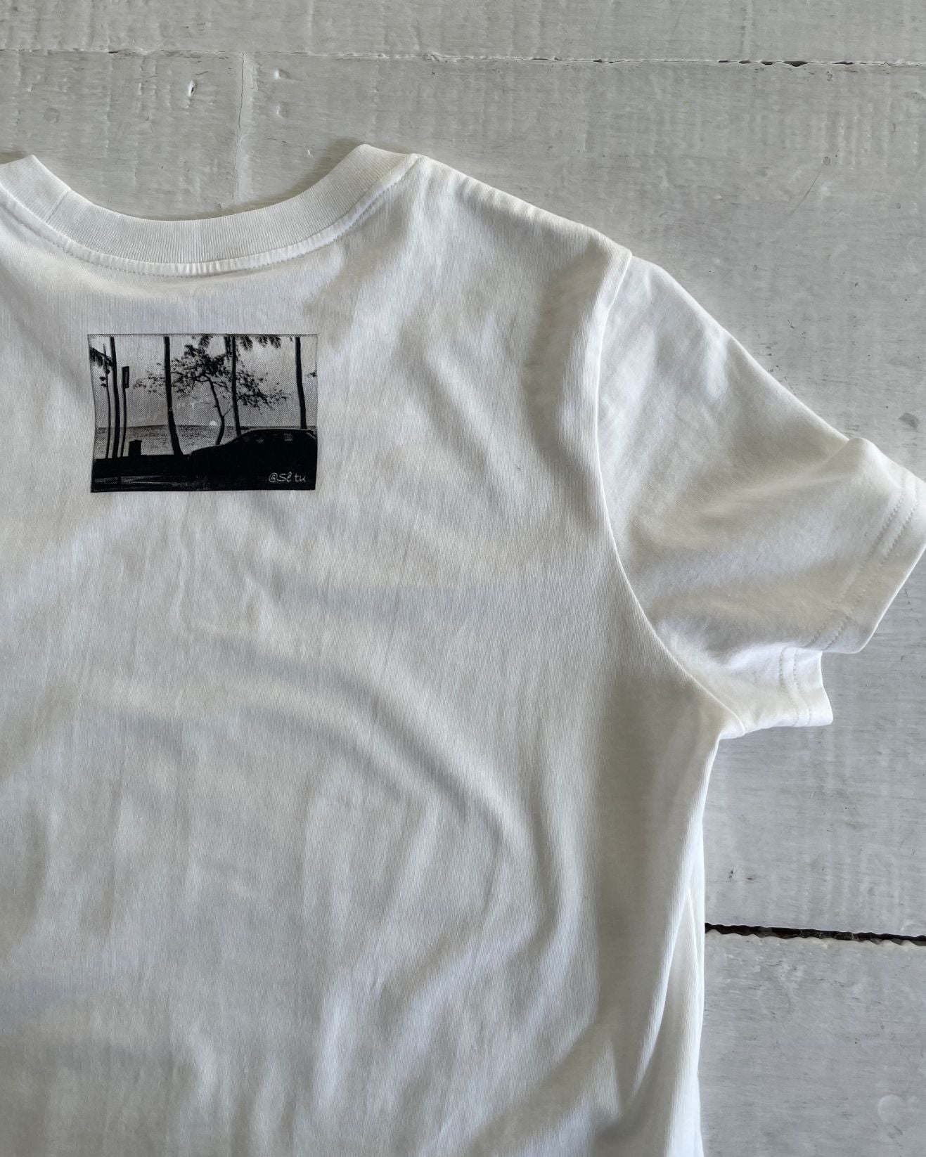メッセージ&バックフォトTシャツ