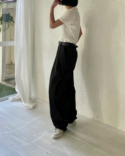 【lindo(リンド)】2タックチノパンツ