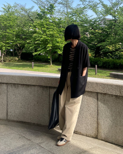 【lindo(リンド)】2タックチノパンツ