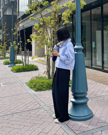 【lindo(リンド)】2タックワイドスラックス