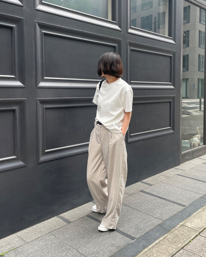 【perola(ぺロア)】無地Tシャツ
