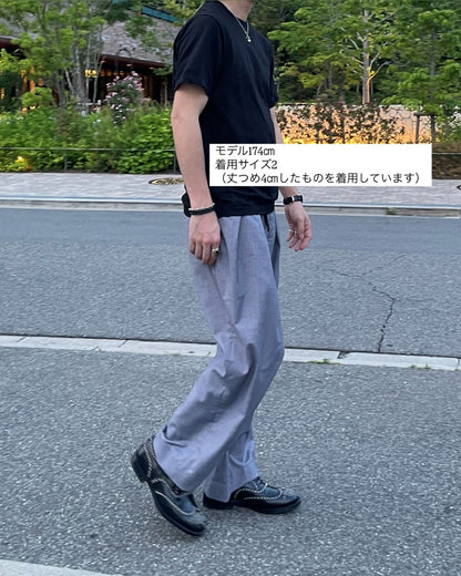 【lindo(リンド)】2タックワイドスラックス