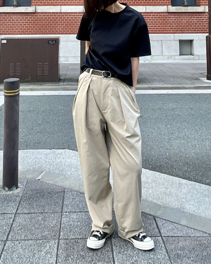 【lindo(リンド)】2タックチノパンツ