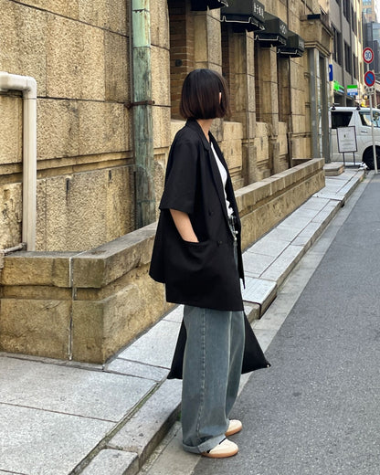 ワイドデニムパンツ