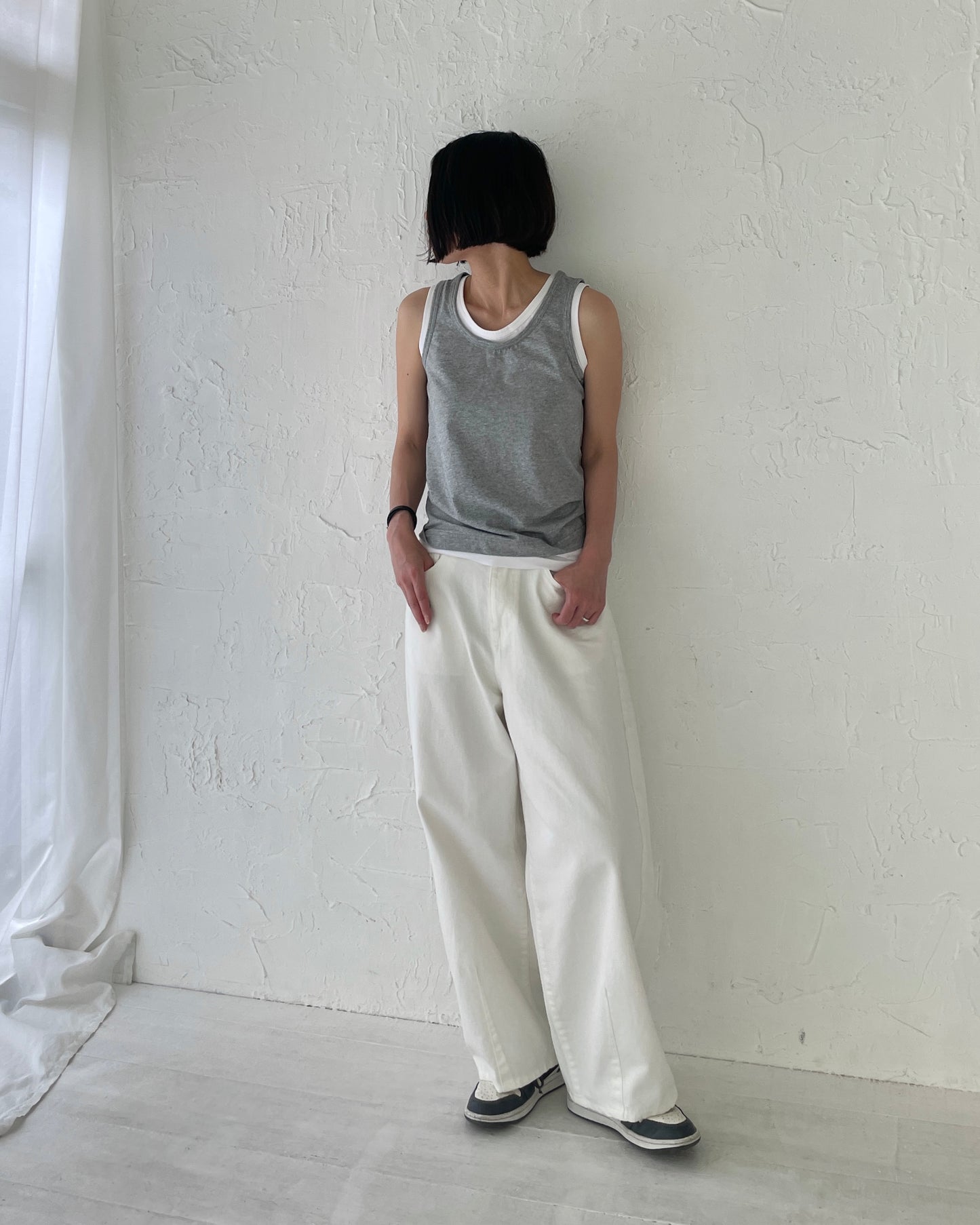 レイヤードタンクトップ